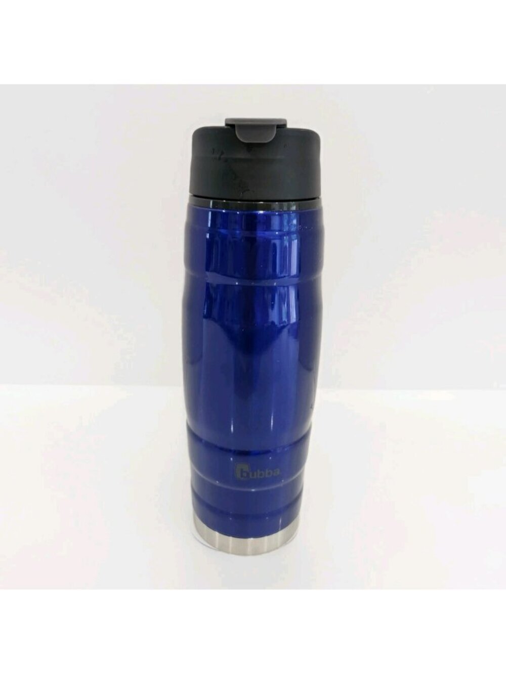 Bubba 20 oz 591 mL Hero Travel Mug Vacuum Insulated Blue Gray Lid 9 Inches